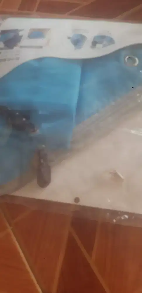 tas sepeda gowes bicycle bntk sempak wrn biru tosca dpinggang punggung