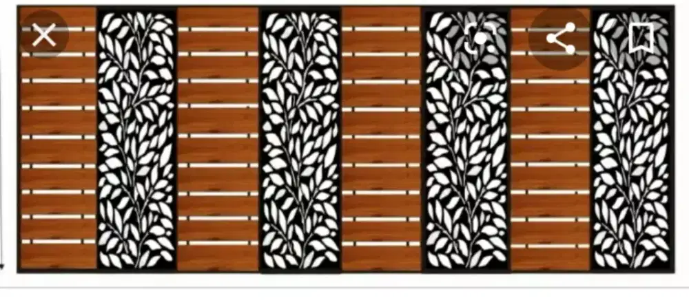 Pagar plat cuuting 675