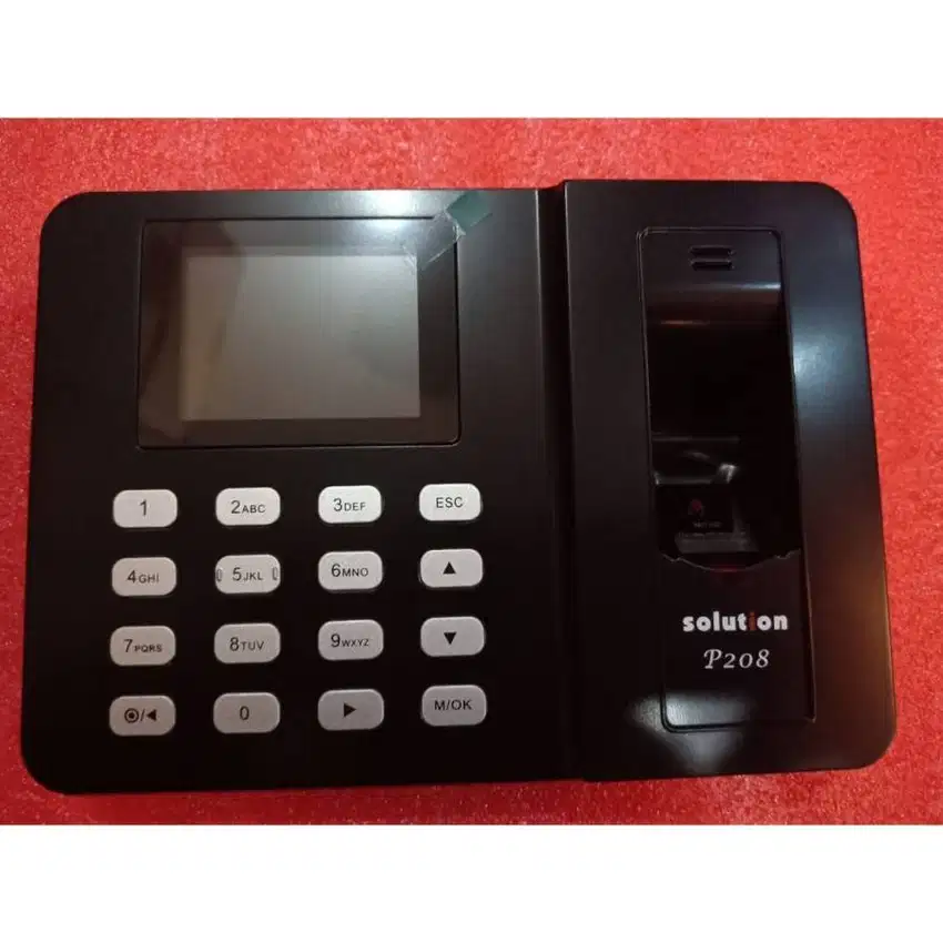 Mesin absensi fingerprint pegawai tarik excel