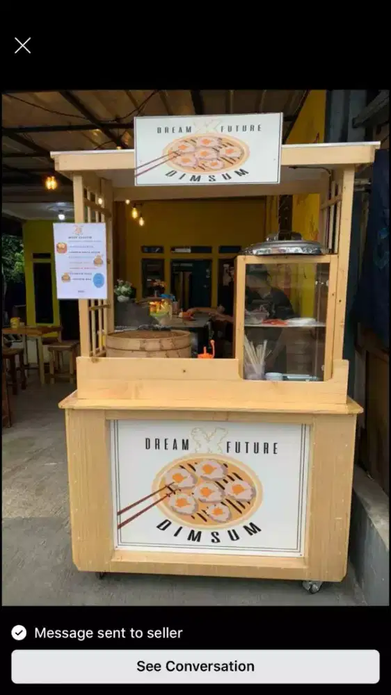 Jual booth/gerobak kuliner