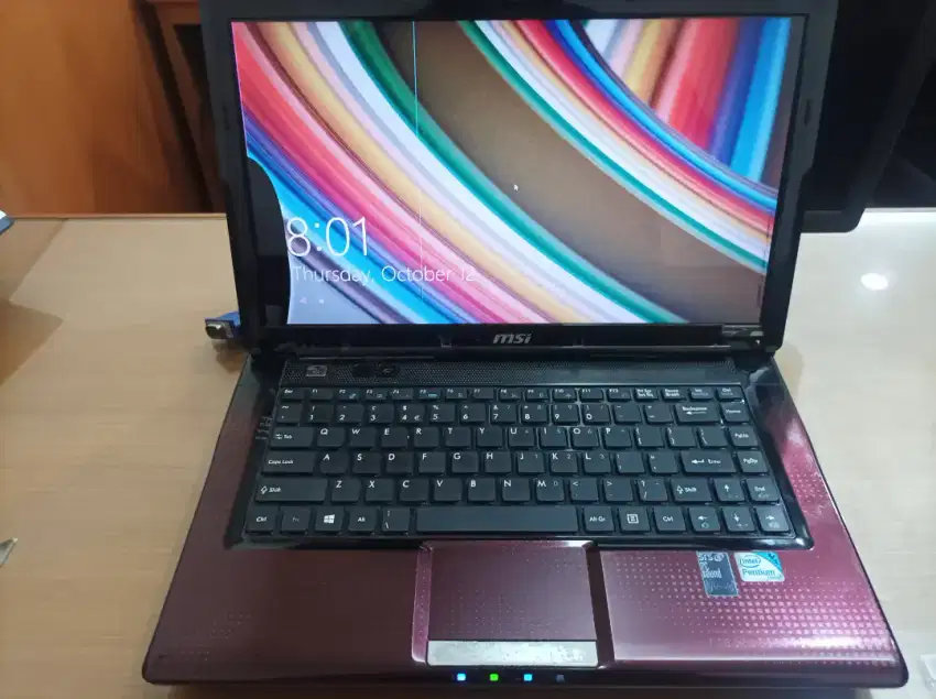 Laptop MSI CR460 Intel Core i3 murah hidup, hemat listrik dari pada pc