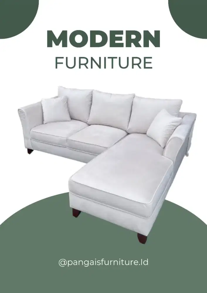 Sofa selonjor minimalis