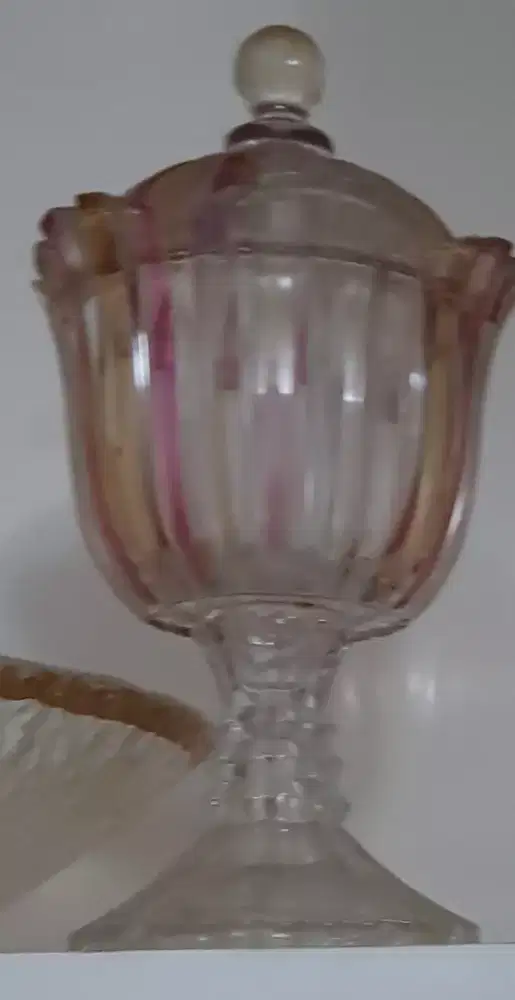 Toples kaca untuk kue kering