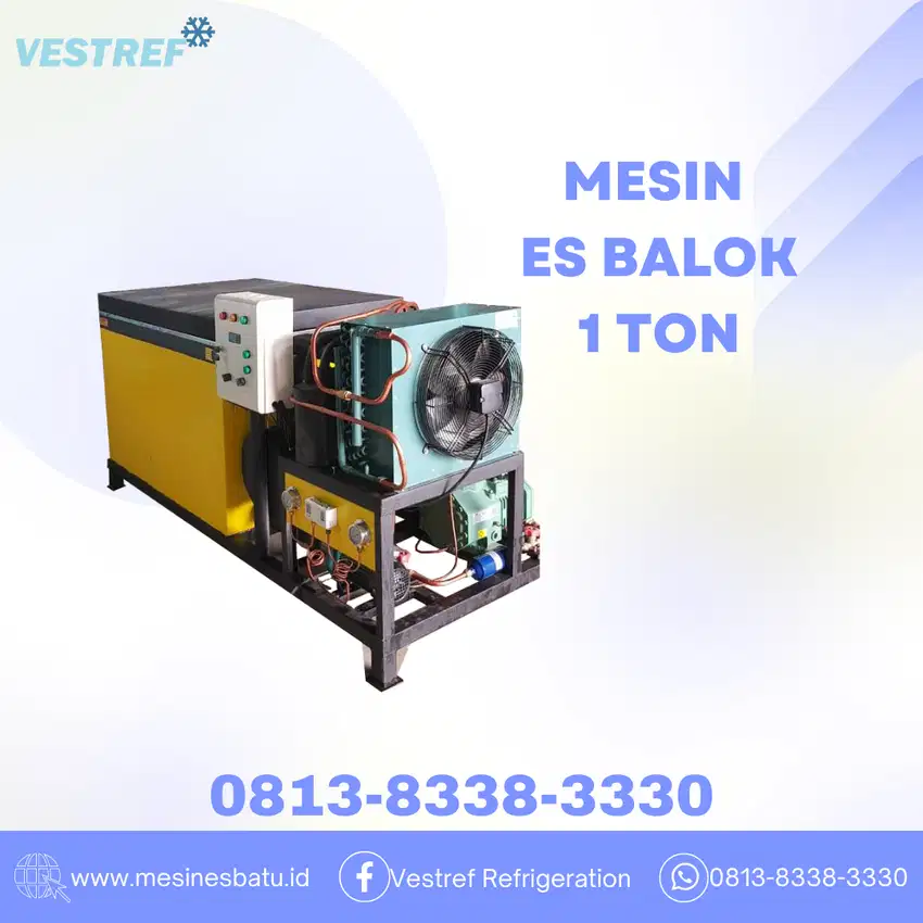 Mesin Es Balok || MEB010 -  1 Ton /24 Jam