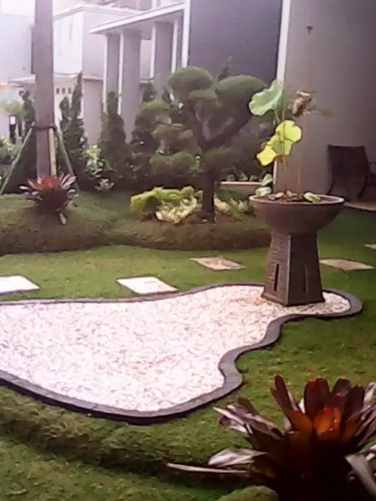 ampyangan & batu sikat untuk lantai garasi