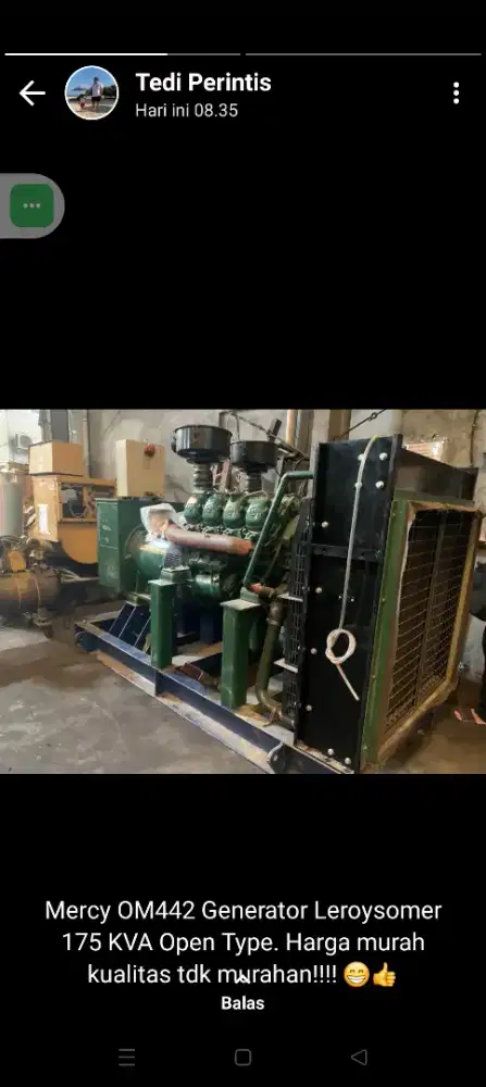 Gulung Generator Genset dari 25 kva Up