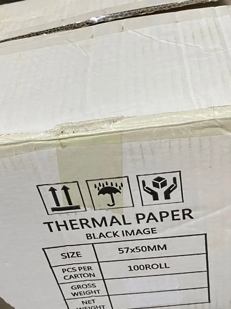 Thermal paper 58x50mm, 1 dus isi 100pc