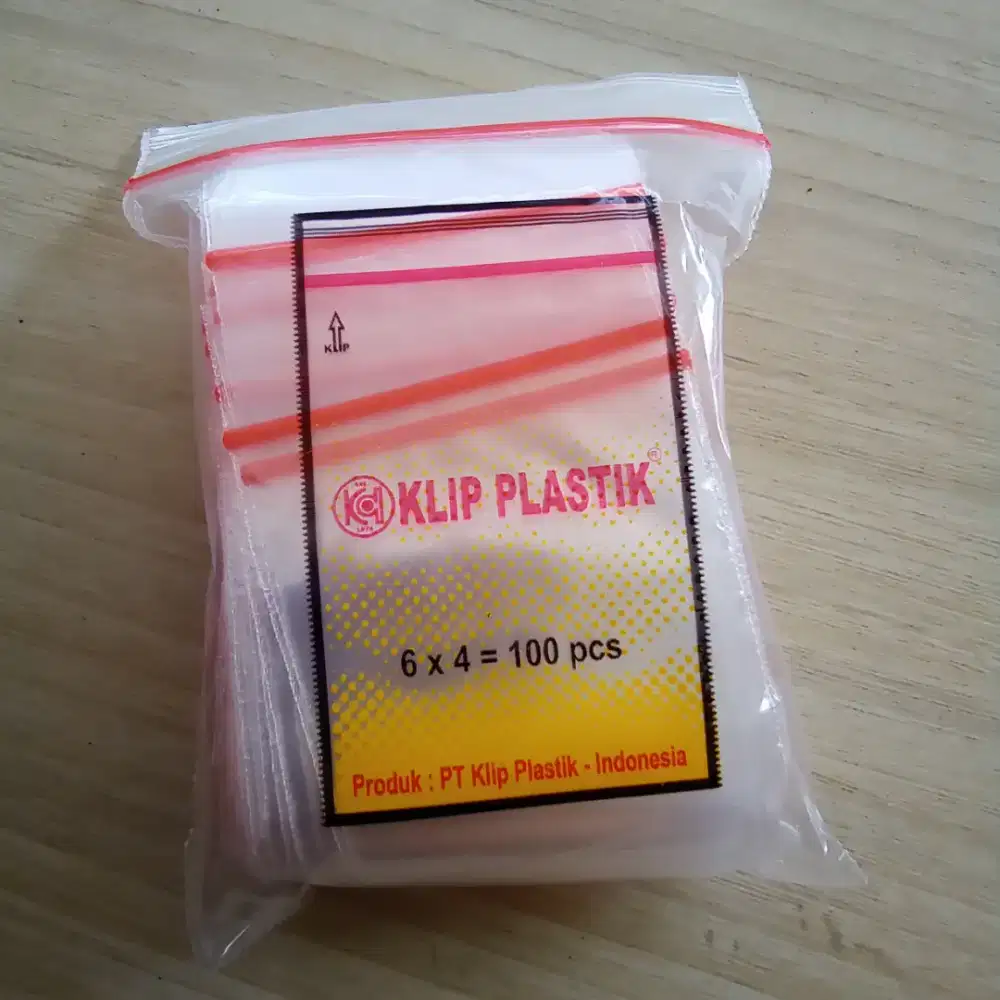 Plastik klip 6x4cm (100pcs)