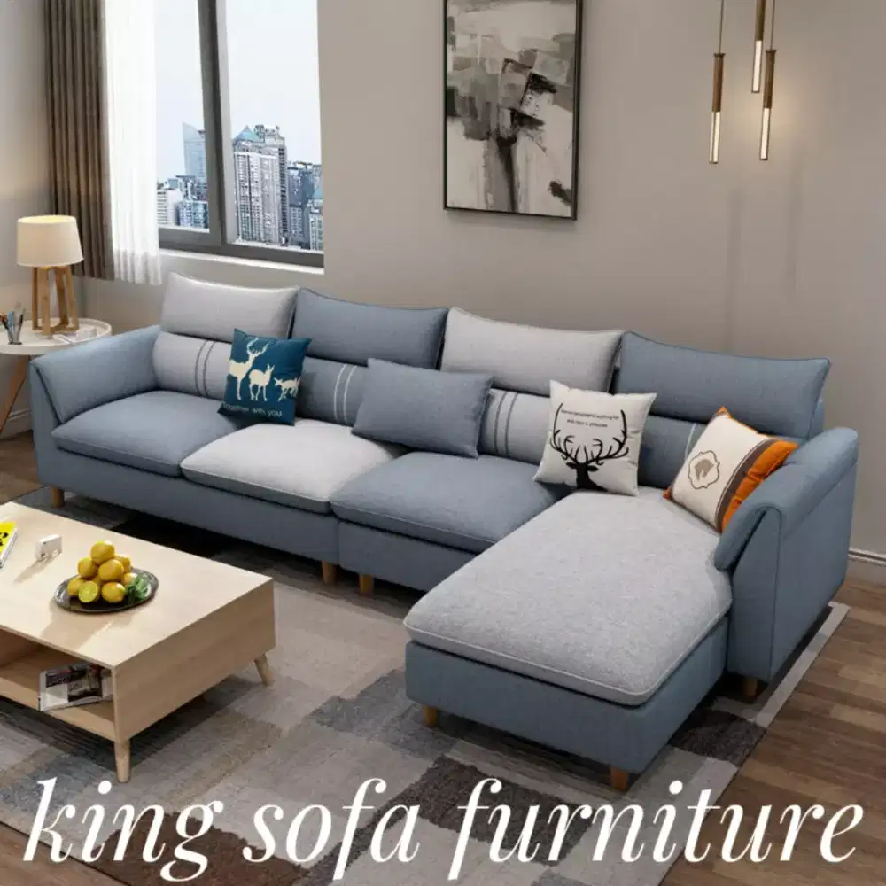 sofa terbaru Letter L shape Langsung Pabrikan dan bergaransi