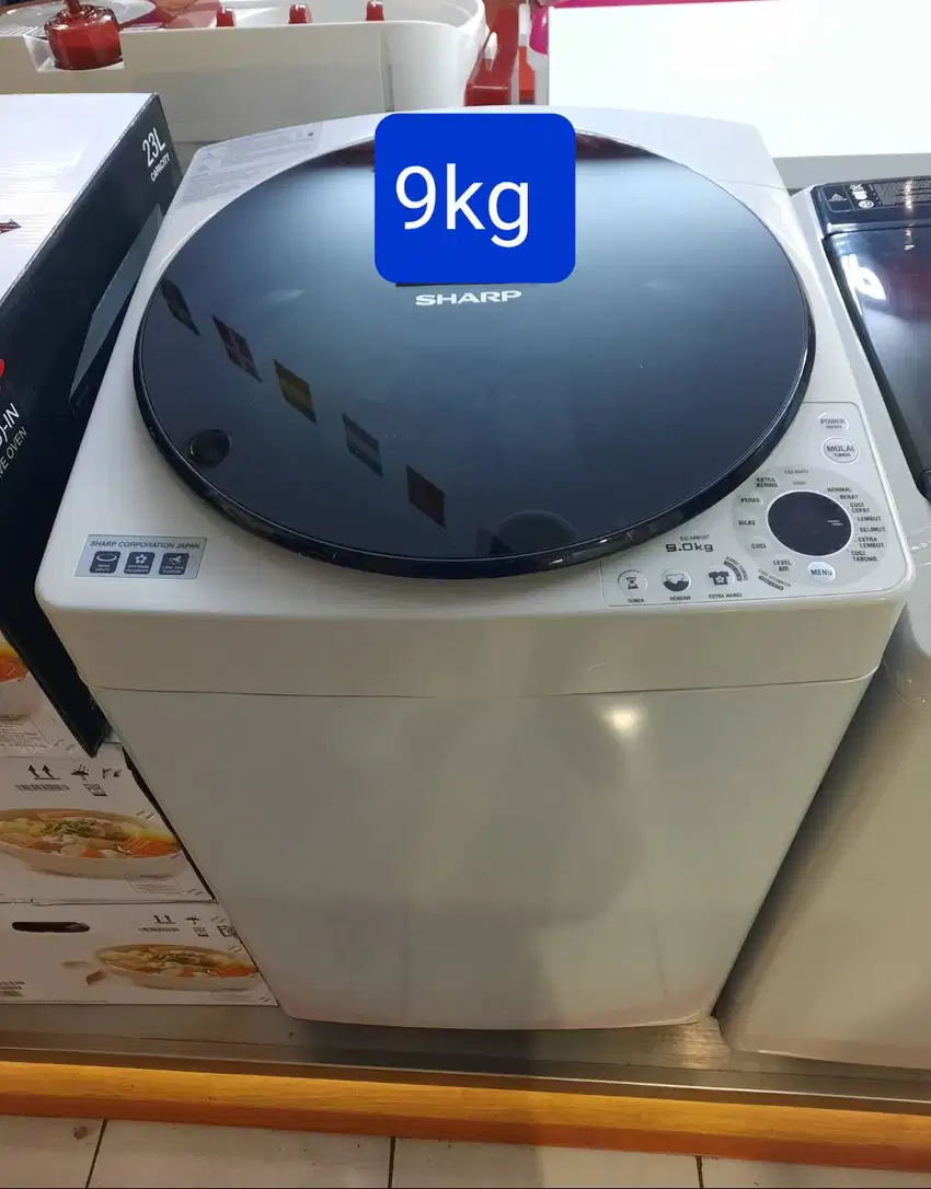 Mesin Cuci Sharp Top Loading 9 Kg ES-M909T