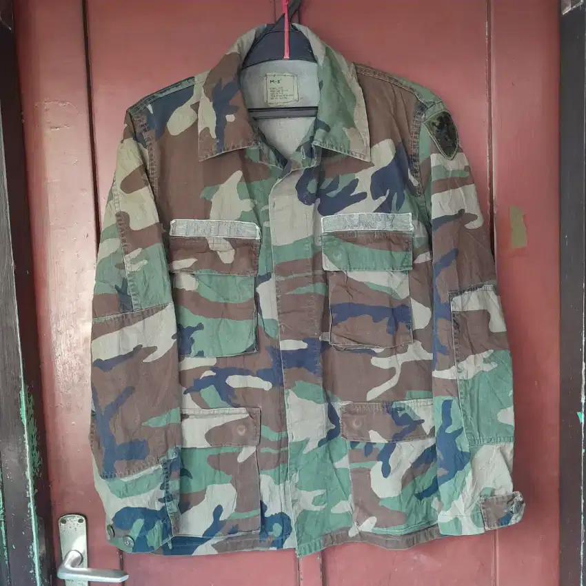 Vintage BDU Woodland Issue Us Army w Patch Original Second Preloved