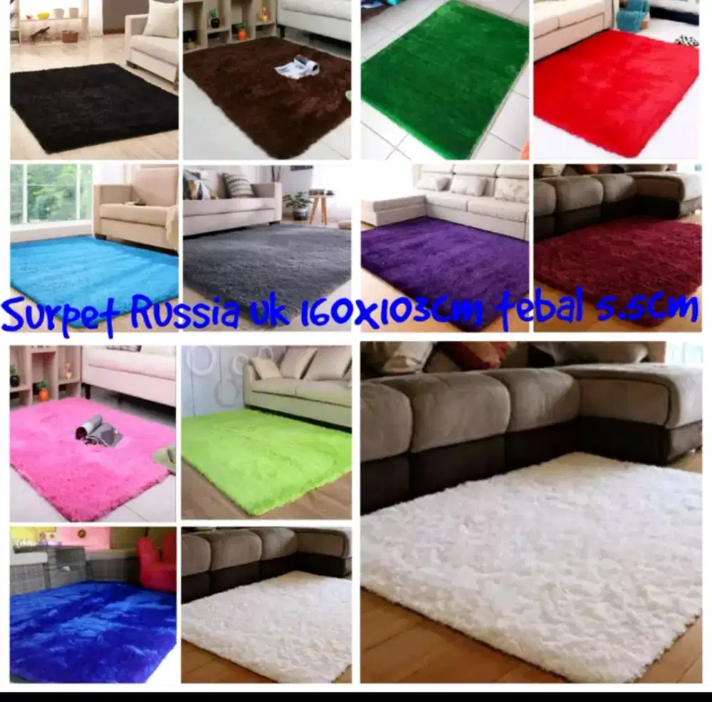 Karpet bulu rasfur ukr 100x150cm