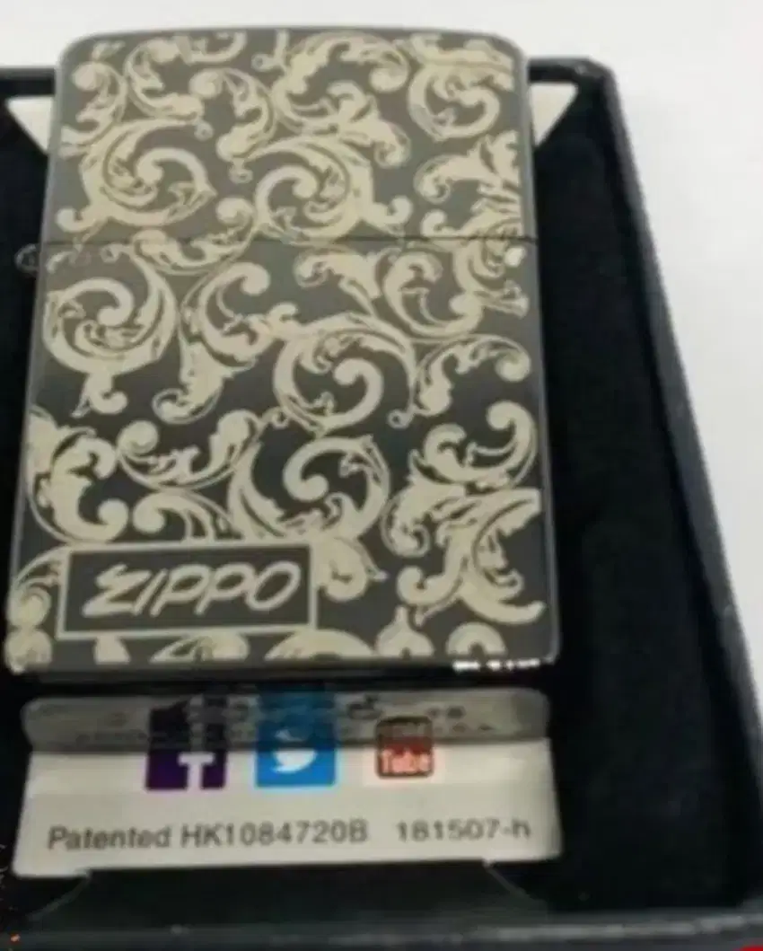 Dijual ZIPPO CLASSIC FLORAL BATIK MOTIF CUSTOM LIGHTER