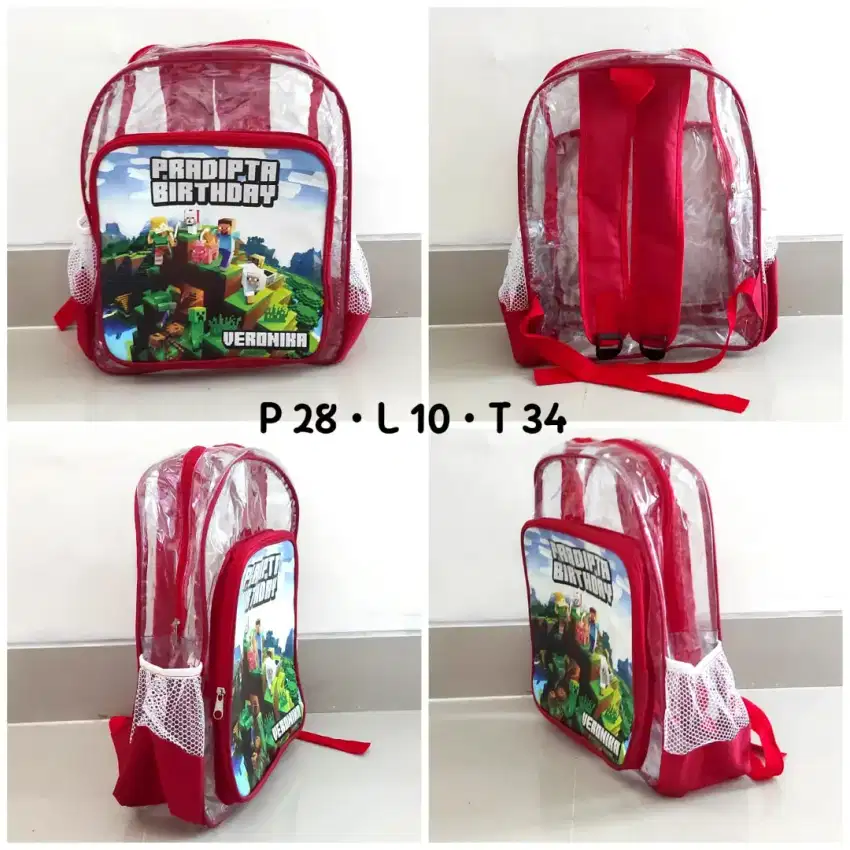 Tas Ransel Anak Transparan