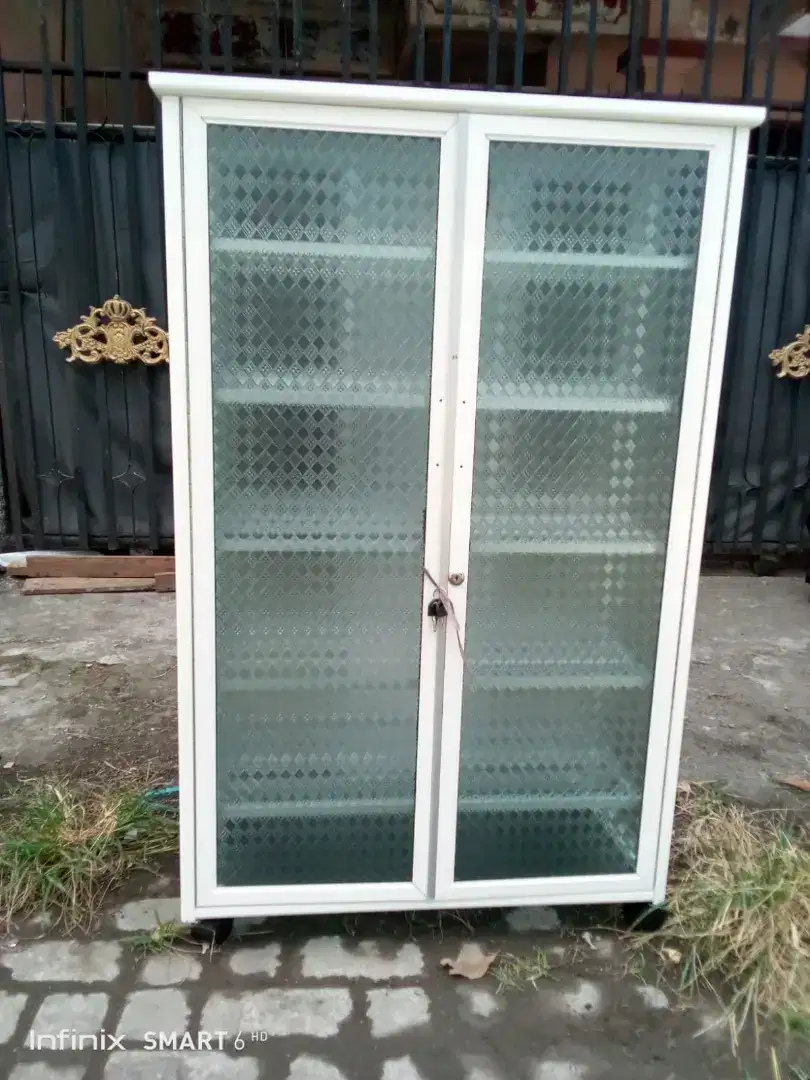 Rak sepatu t.100cm putih