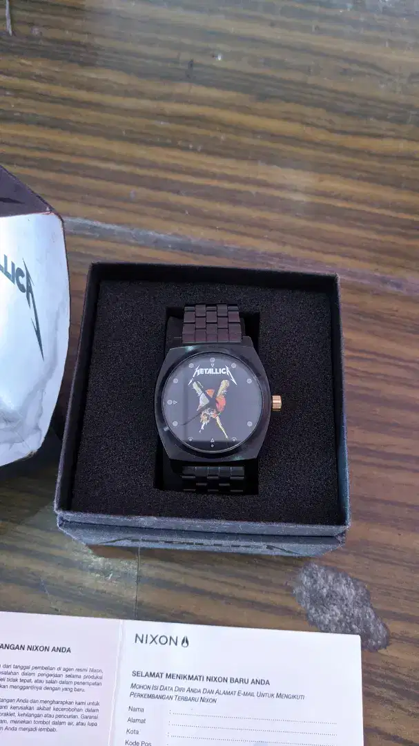 Jam Tangan Nixon Metallica Limited dan Rare BNIB