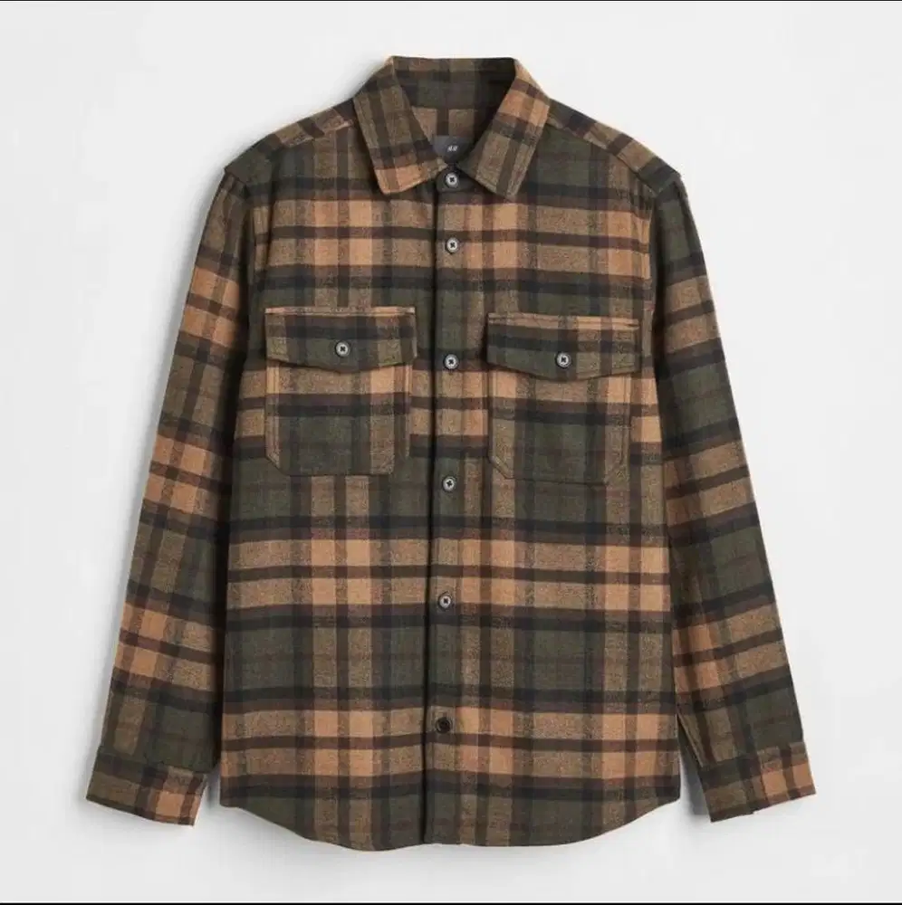 OVERSHIRT JACKET DARK BEIGE HnM Original Size S