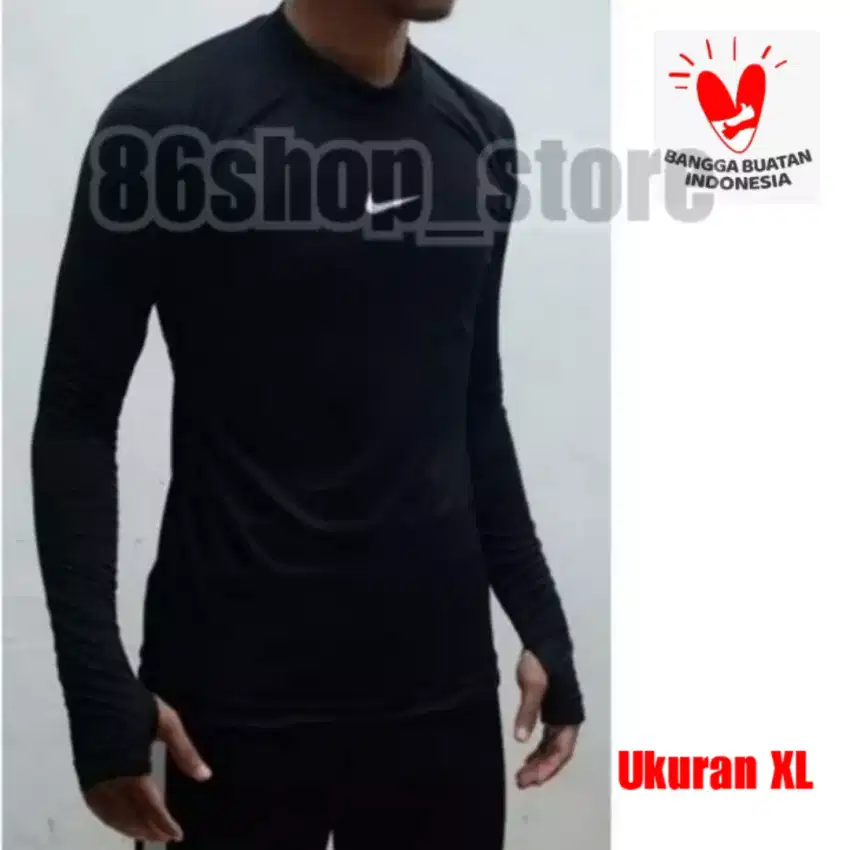 manset baselayer thombhole lengan panjang UNISEX XL