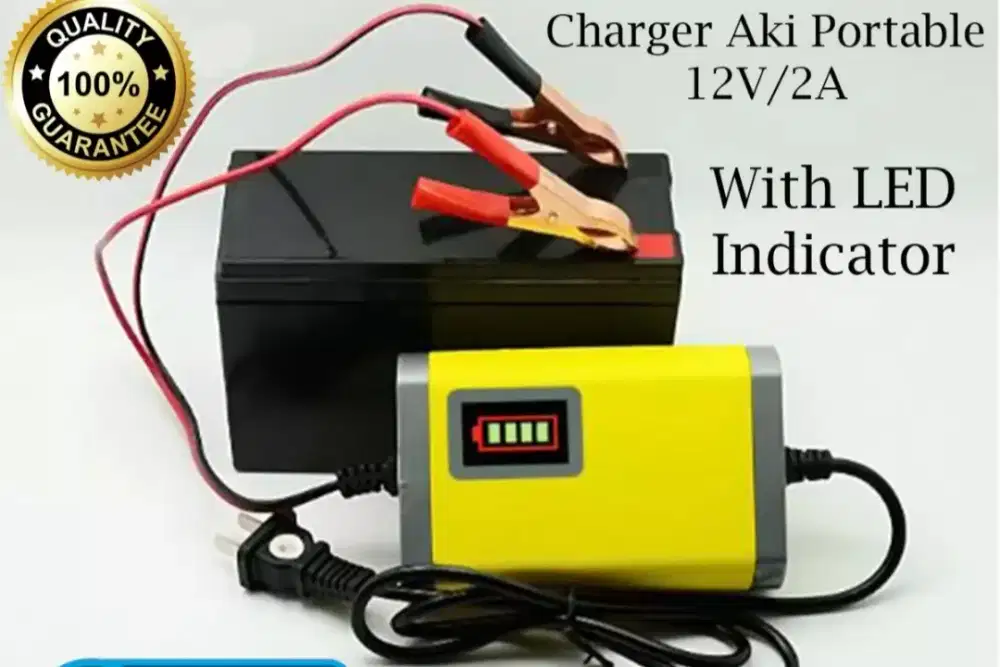Charger accu motor/mobil 12 V - 2 A