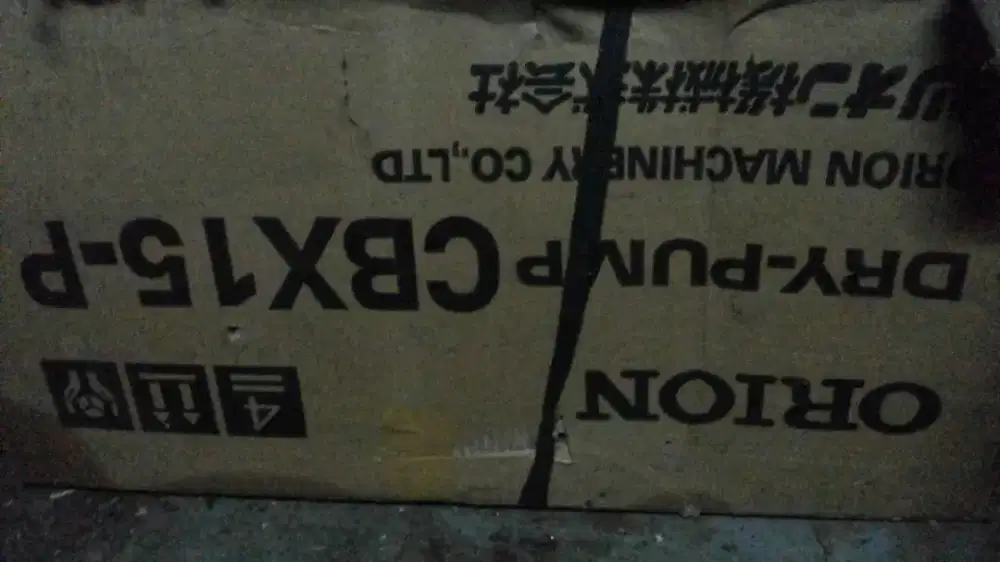 VACUM PUMP MERK ORION MADE IN JAPAN BARU UK KECIL DAN SEDANG