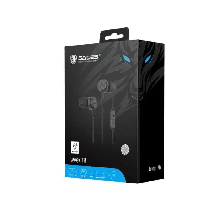 Earphone Gaming Sades Wings-10 Wings10 include Pouch