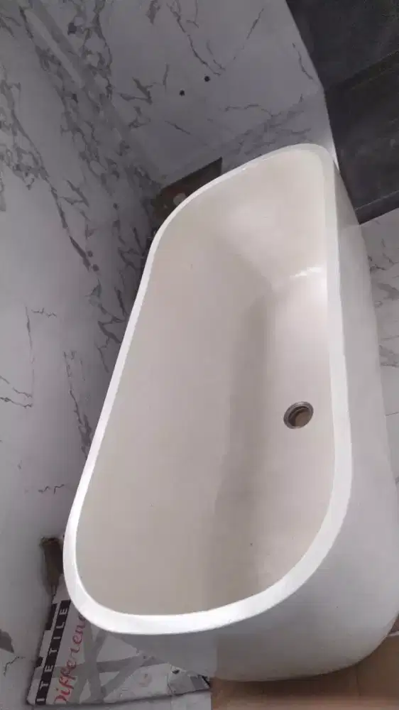 Bathub batu marmer terazzo