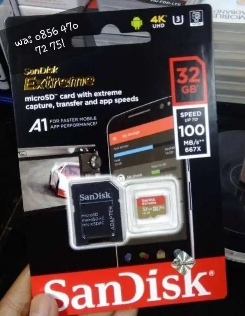Memory Micro SD Mmc Sandisk Extreme 32 Gb C10