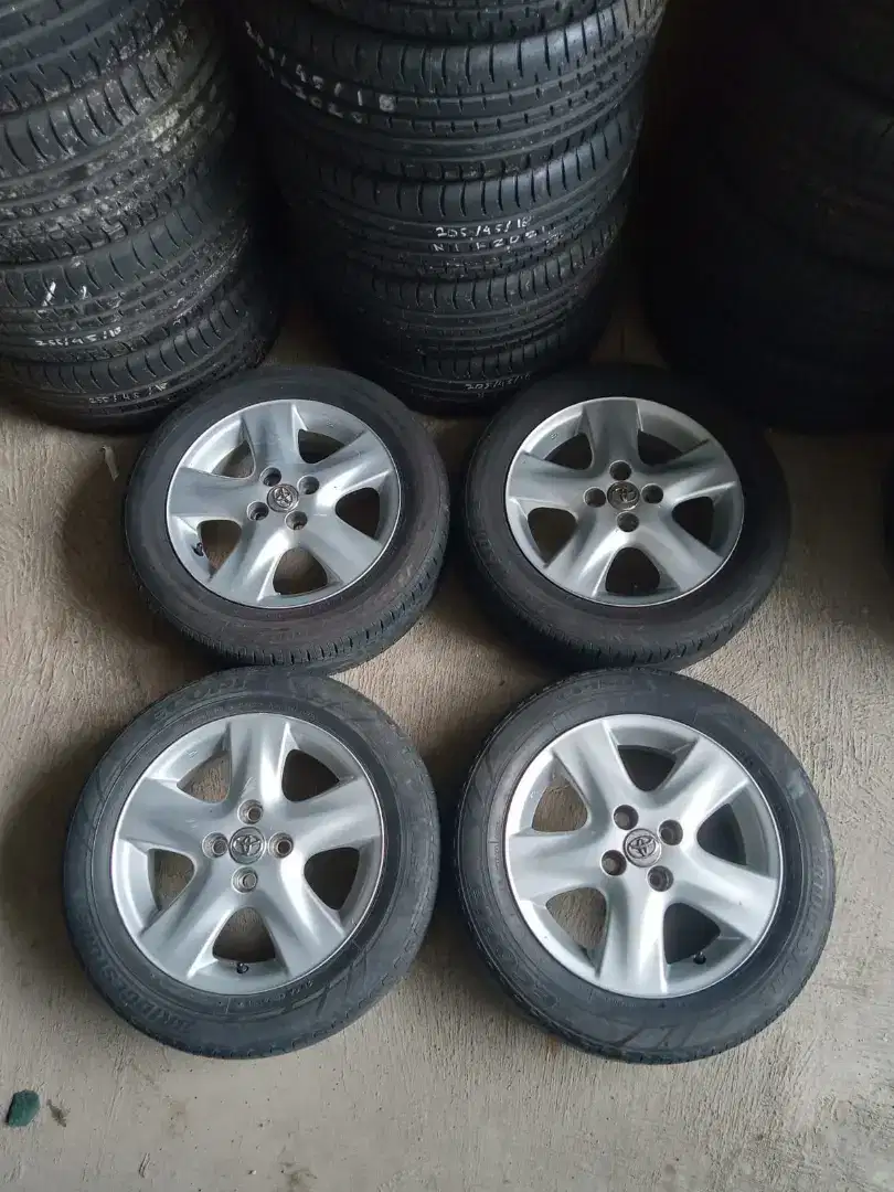 Velg oem yaris r15 4x100 sepaket ban