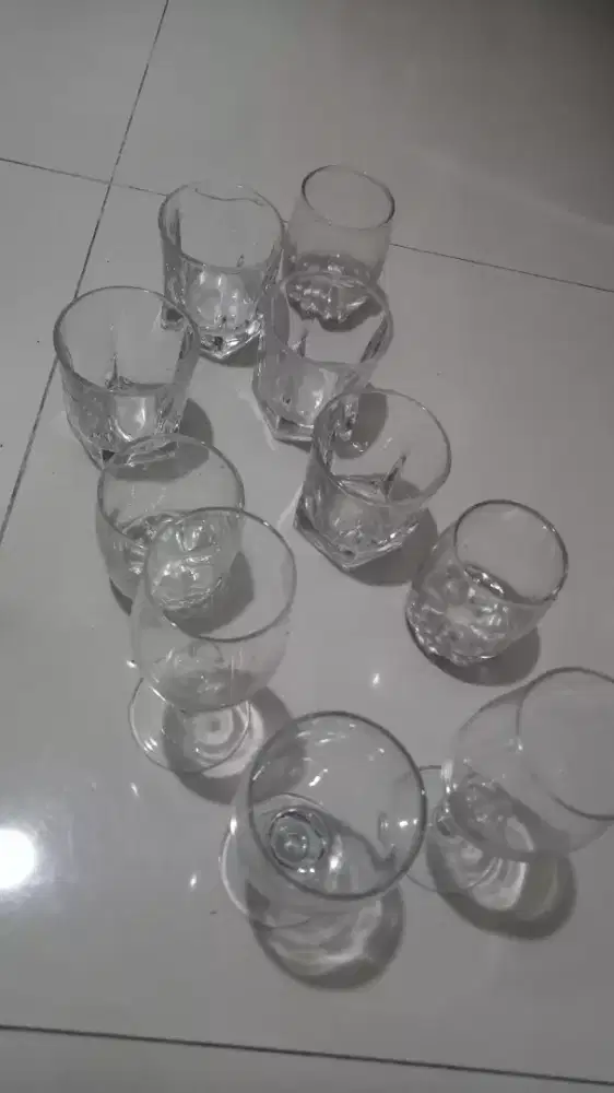 Gelas bekas per 10 pcs