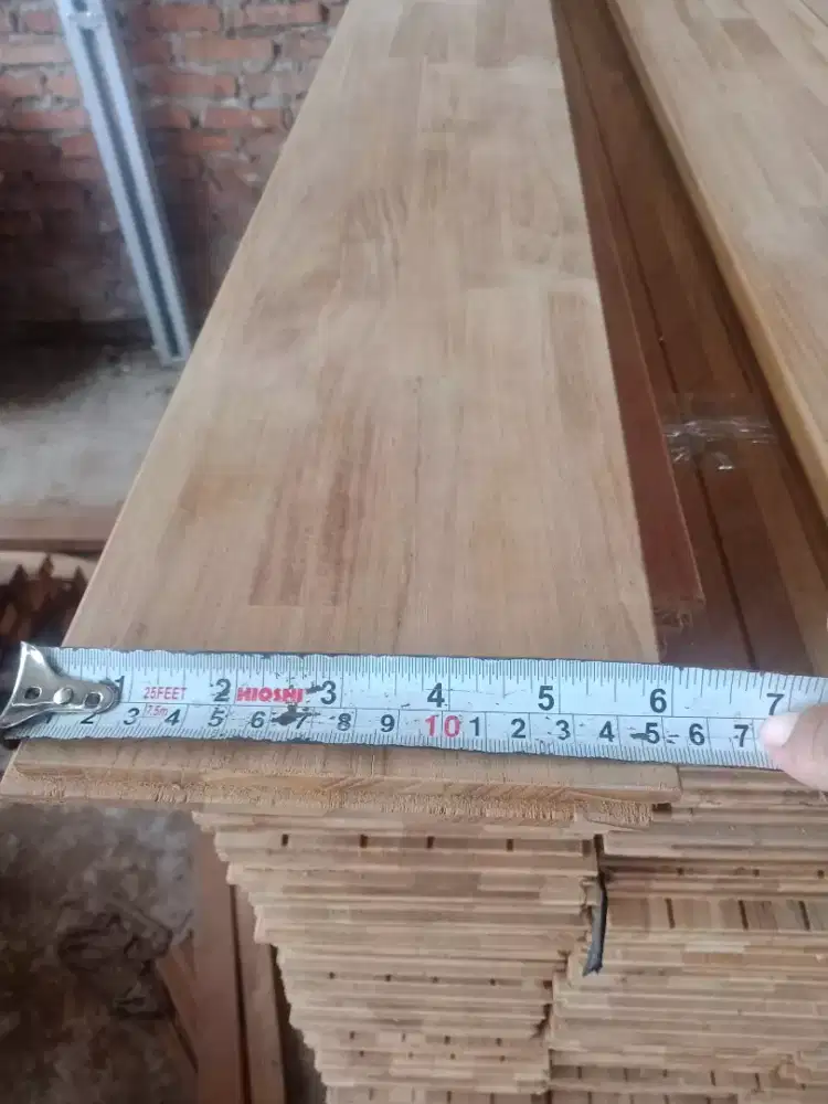 Kayu lantai jati laminasi sudah  T&G