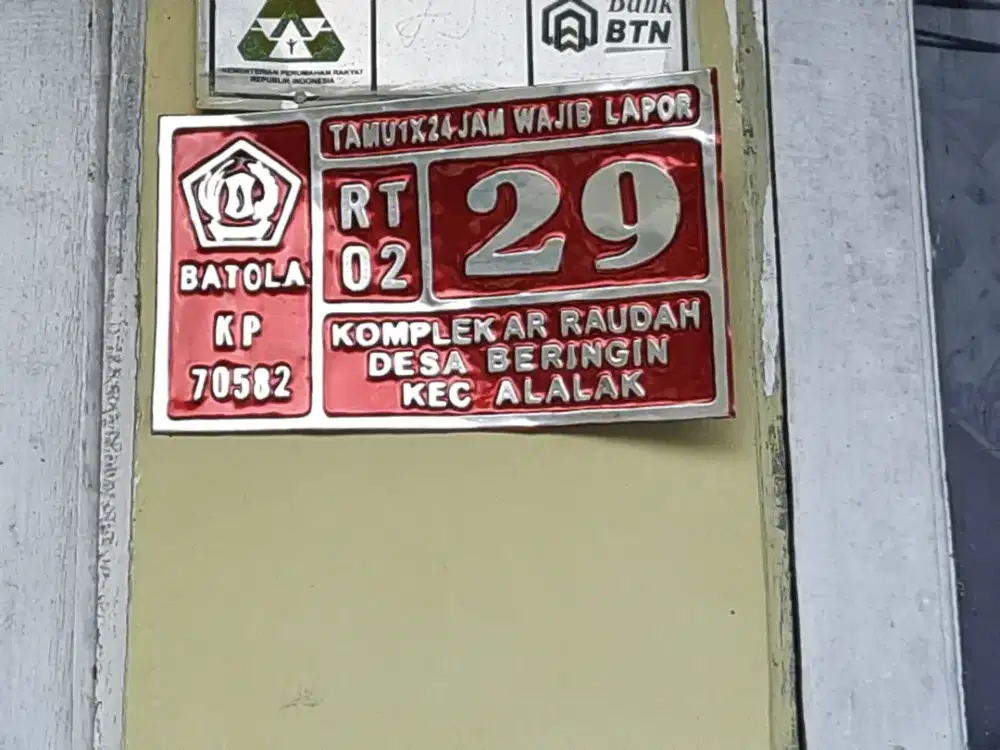 Dijual rumah type 36 halaman sdh full uruk batu splite