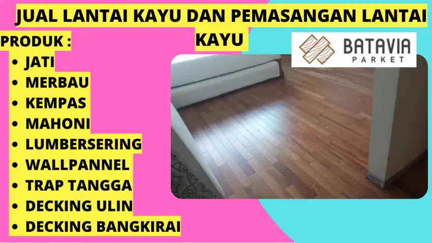 harga lantai kayu untuk lapangan jakarta