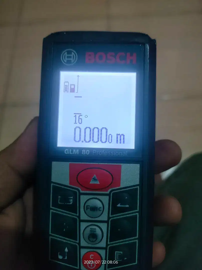 Alat ukur Meteran laser Bosch glm 80 profesional