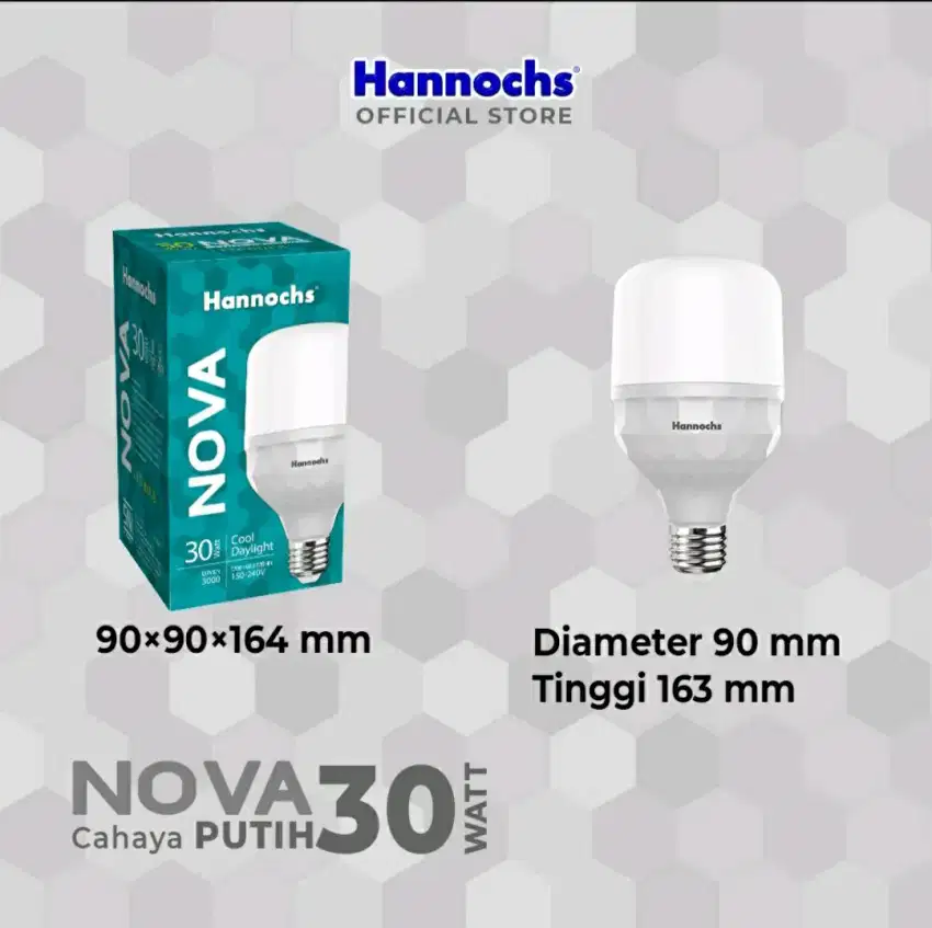 Lampu Hannoch LED Nova 30 Watt