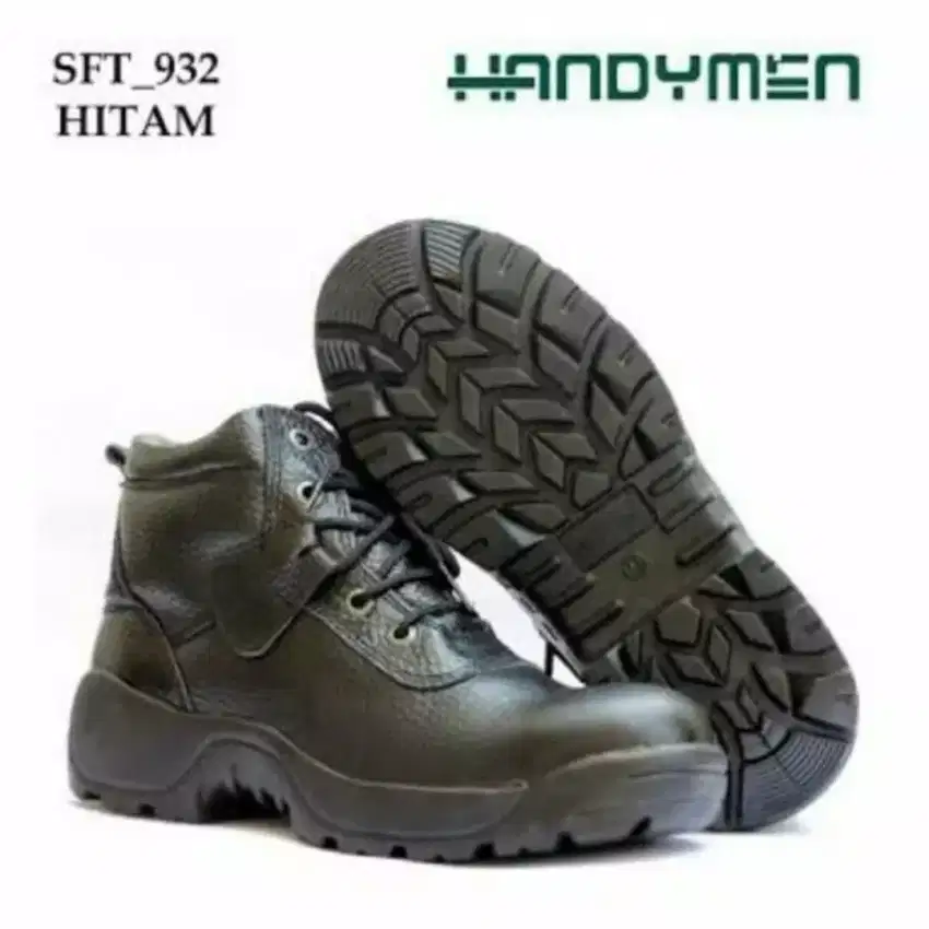 Kado ulang tahun Kualitas SNI sepatu kulit safety original handymen