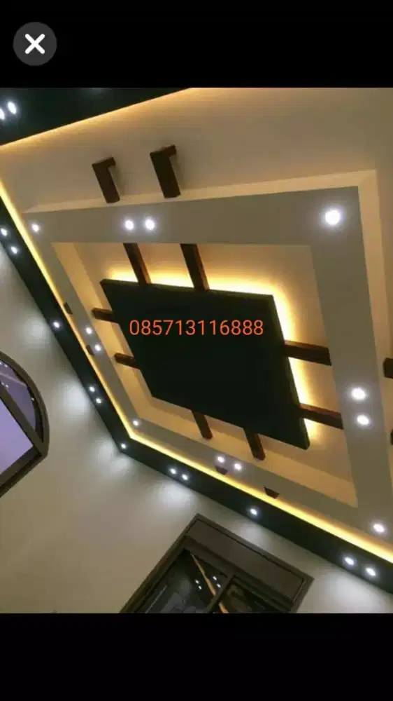 Ahlinya pasang plafon gypsum cepat