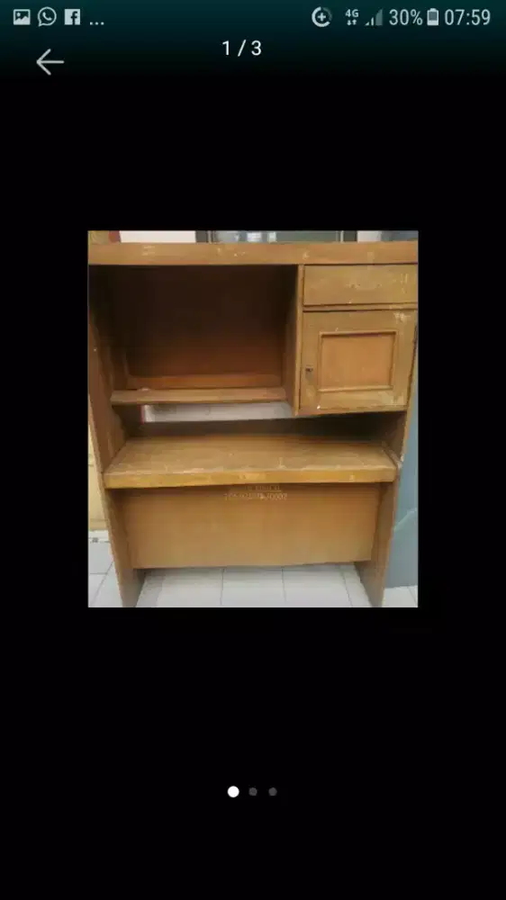 meja kerja jati( kmbnsi) oni