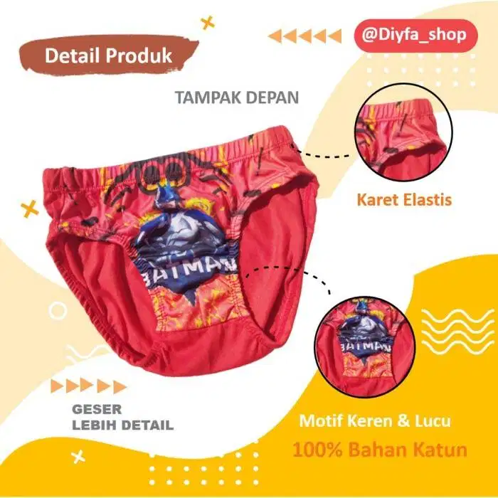 celana dalam anak sempak anak s m l xl