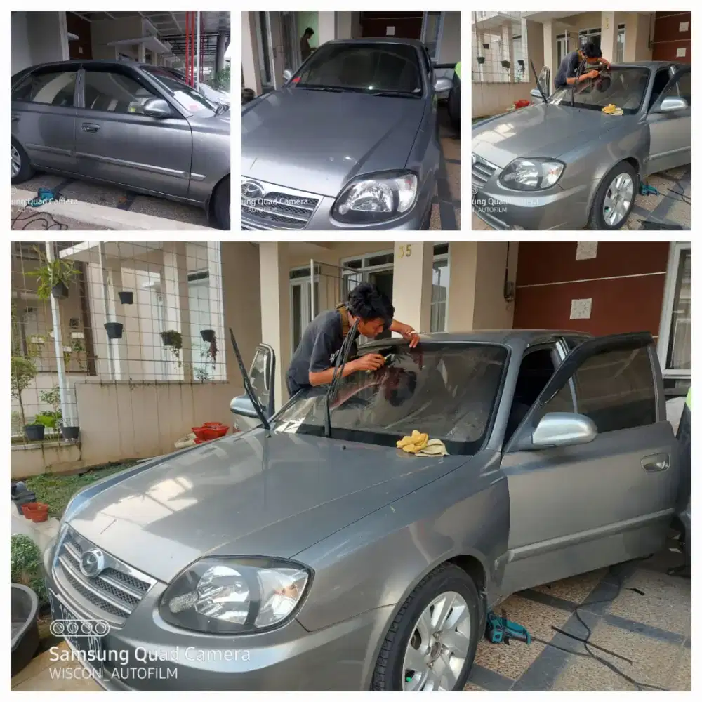 kaca film mobil hitam atau silver KTT