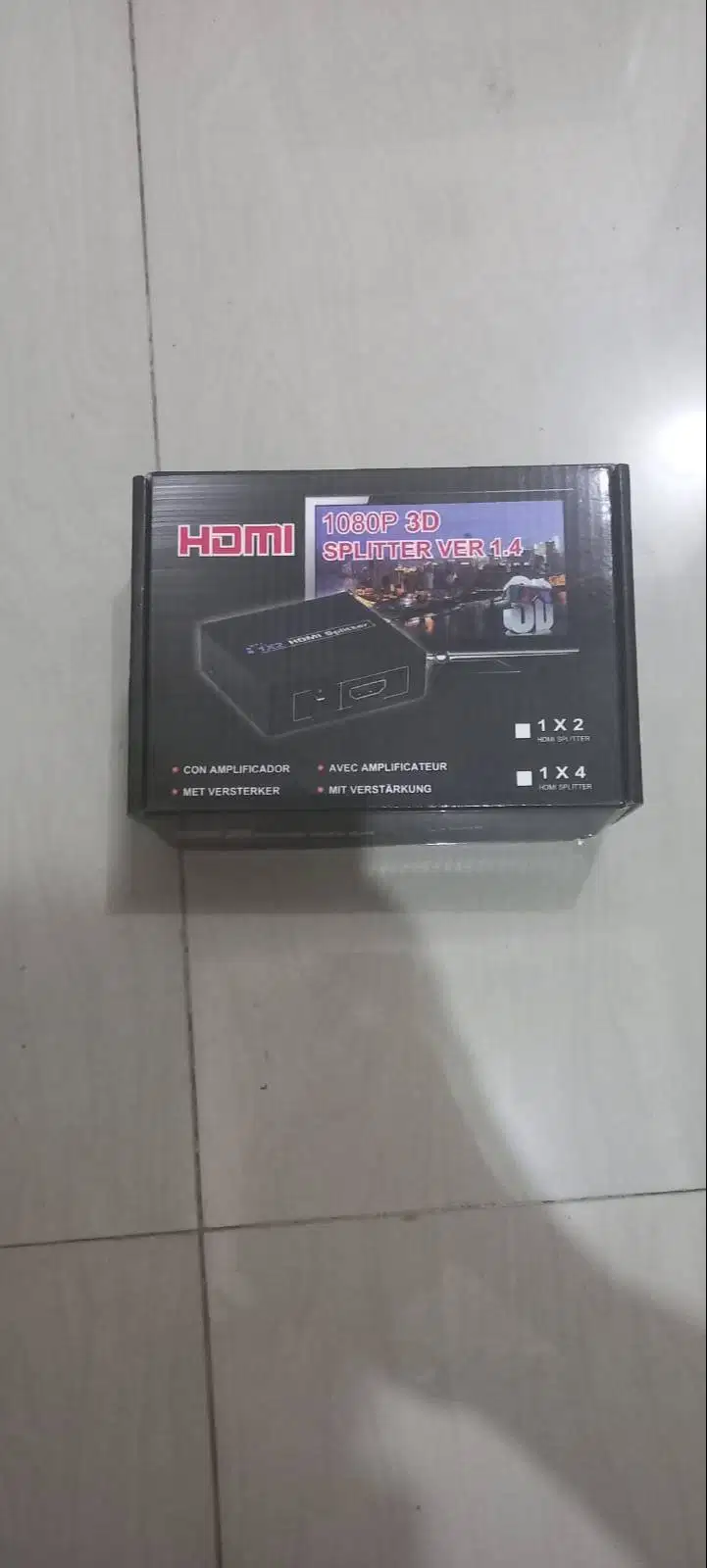 Hdmi Splitter 2 Port Versi 1.4 1080 3 D