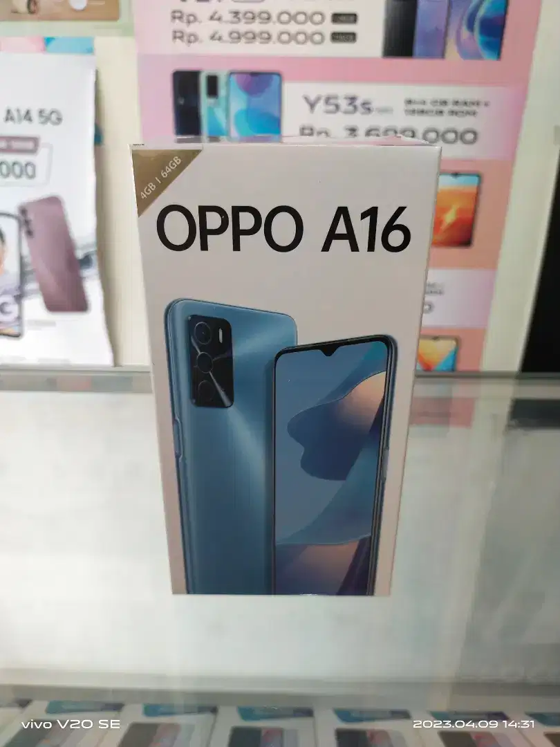 Oppo A16 3/32 GB Triple Camera 13 MP  Batre 5000 mAh Garansi Resmi