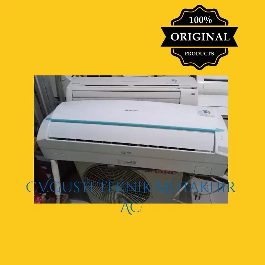 Ac Sharp 1/2pk-1pk plus isi freon full R32&pasang  COD di Gusti Teknik