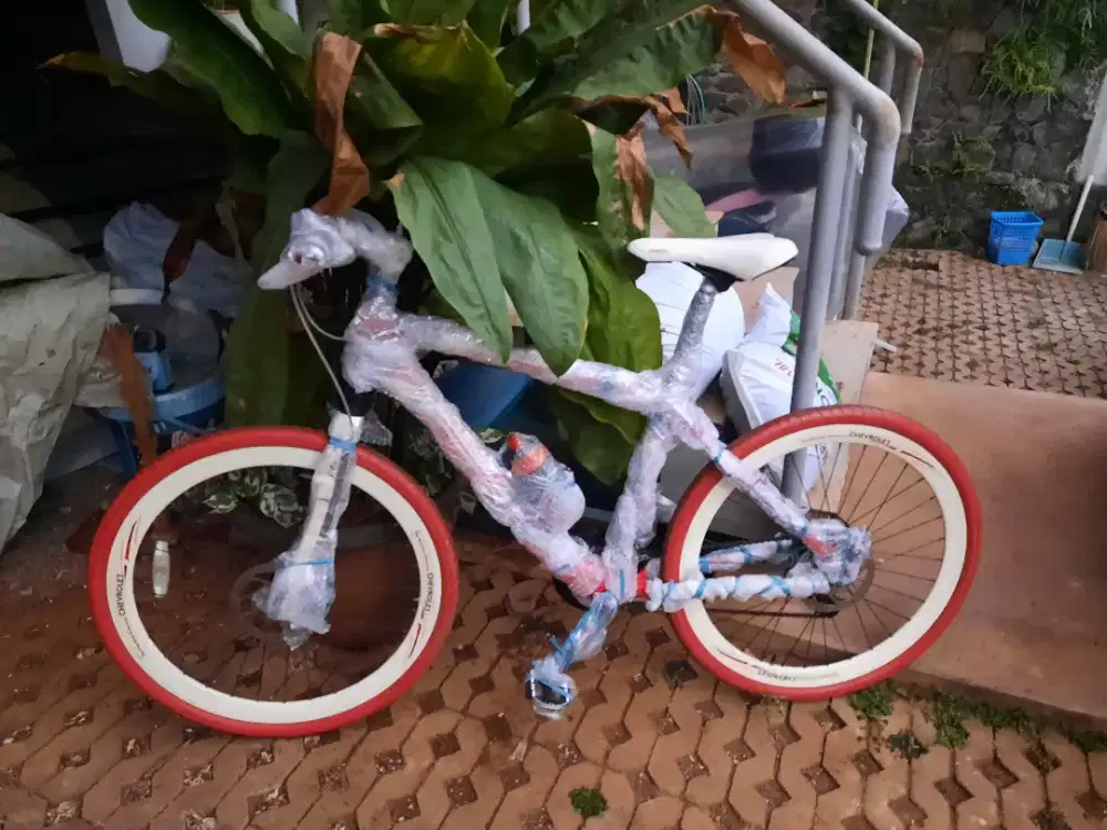 RARE SALE! Rare CHEVROLET fullbike imported frame full alloy ori