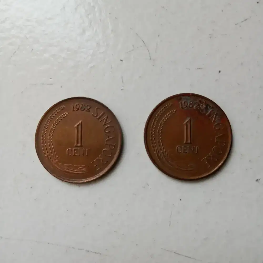 Uang Koin Kuno Singapura 