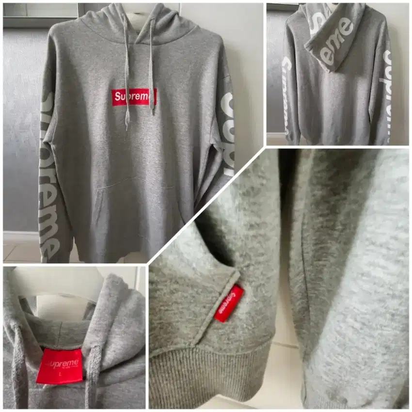 227.  Hoodie Supermi Abu Abu