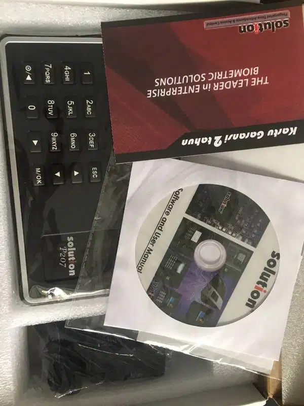 sidik jari fingerprint SOLUTION P207 bagus bos