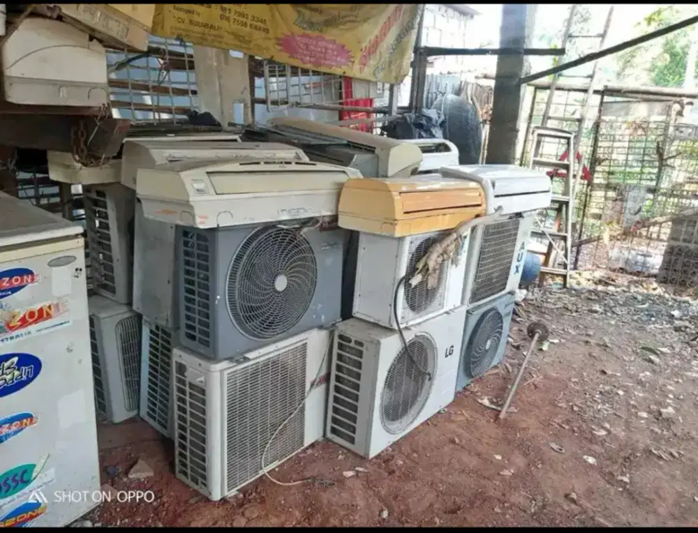 Beli AC bekas rusak mati total