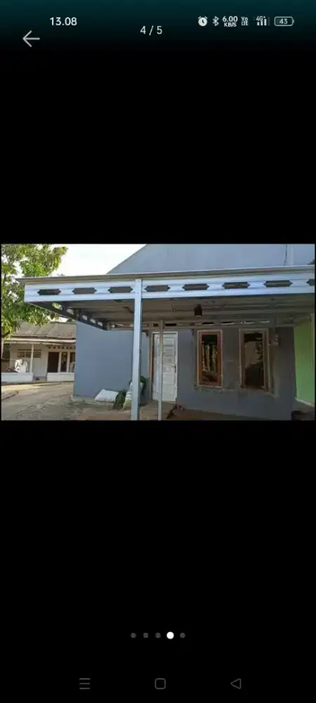 Kanopi baja ringan minimalis