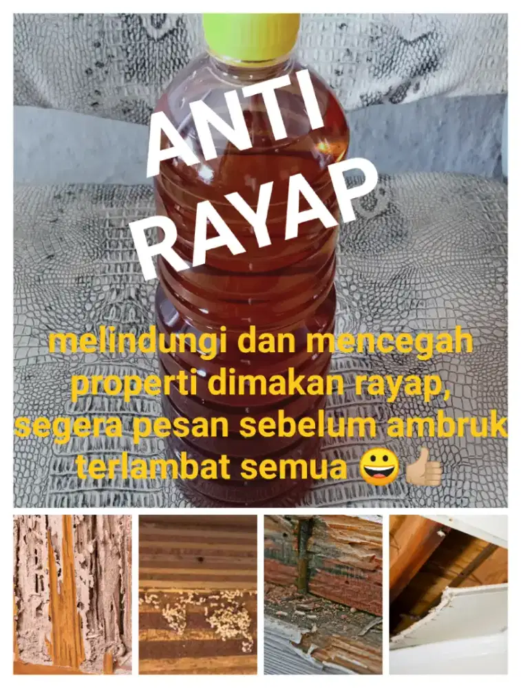 Anti rayap kayu/bambu dan lain lain