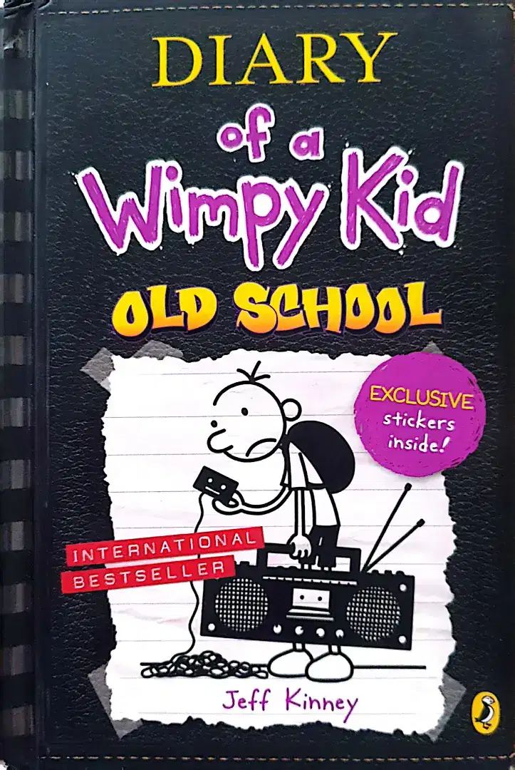 Diary of a wimpy kid old school. Hard cover. Original